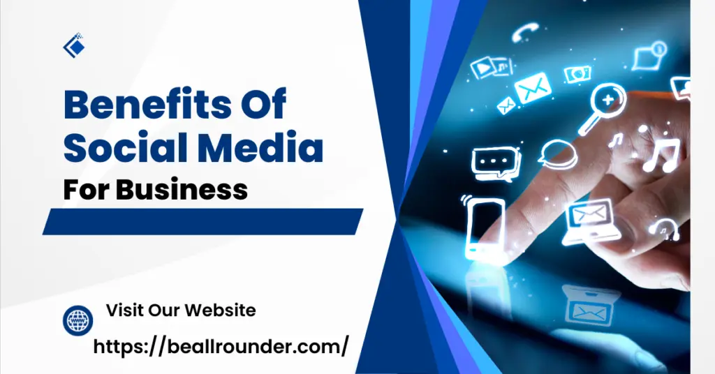 "Boost business with social media: reach, engagement, branding, sales, customer service."